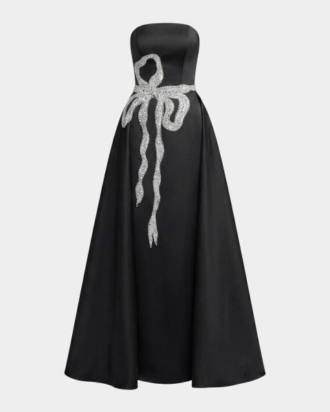 black halo asymmetrical dress Kissam Asymmetric Draped Crepe Gown neck and a draped Eternal Elegance A-Line Dresses for Women US Size:M - US 6