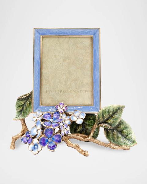 Jay Strongwater Peony Photo Frame, 5