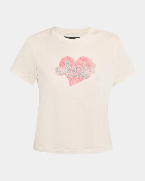 Moncler Short-Sleeve Crochet-Trim T-Shirt | Neiman Marcus