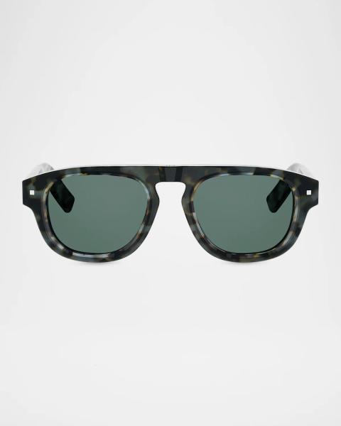 Dior Christian Dior Label S1I Rectangular Sunglasses | Neiman Marcus