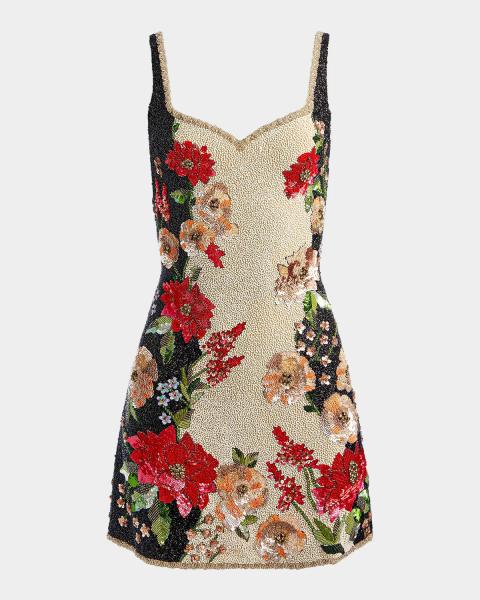alice and olivia terry halter dress + Karolina Embroidered Maxi draped cowl detail across the bust