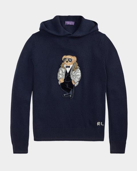 Ralph Lauren Purple Label Men's Birdseye Cashmere Quarter-Zip