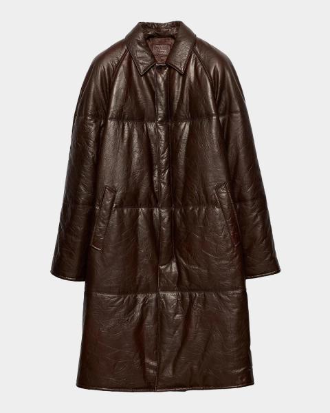 Gorski Men's Loro Piana Cashmere Short Coat with Detachable Lamb