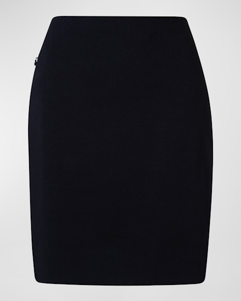 Bottega Veneta Front-Pockets Mini Pencil Skirt | Neiman Marcus