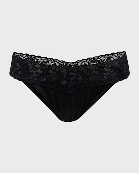 Lise Charmel Princesse Iris Scalloped Lace & Tulle Thong