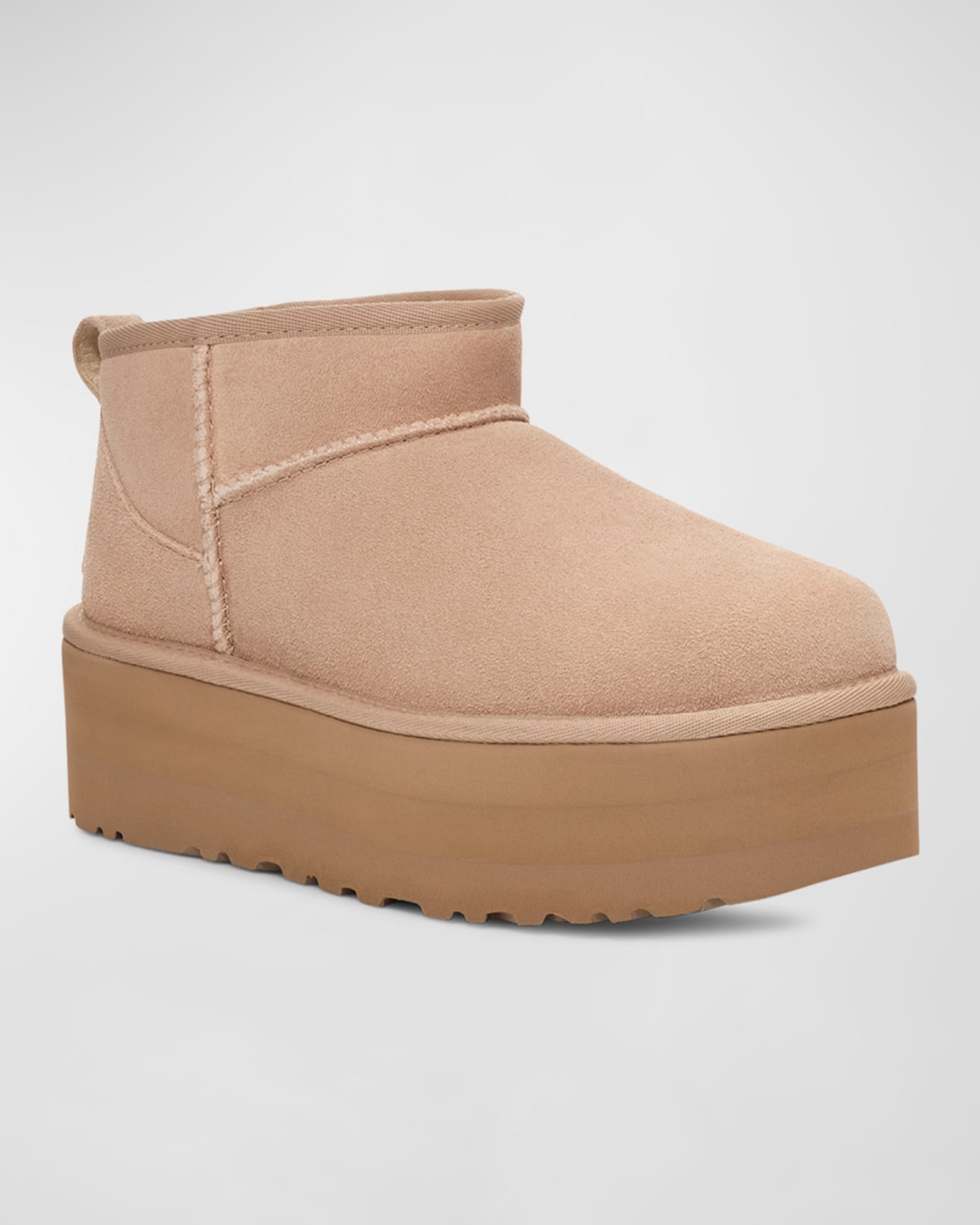 Ugg Classic Ultra Mini Platform Boot In Sand