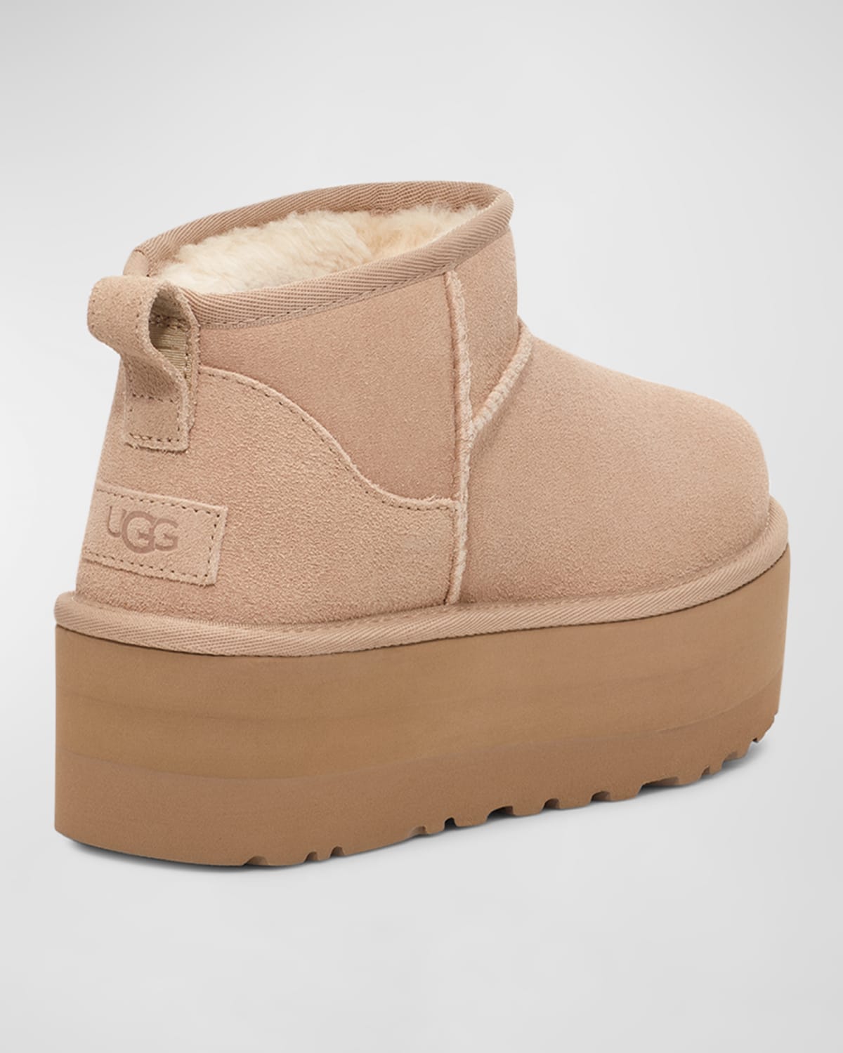 Ugg Classic Ultra Mini Platform Boot In Sand
