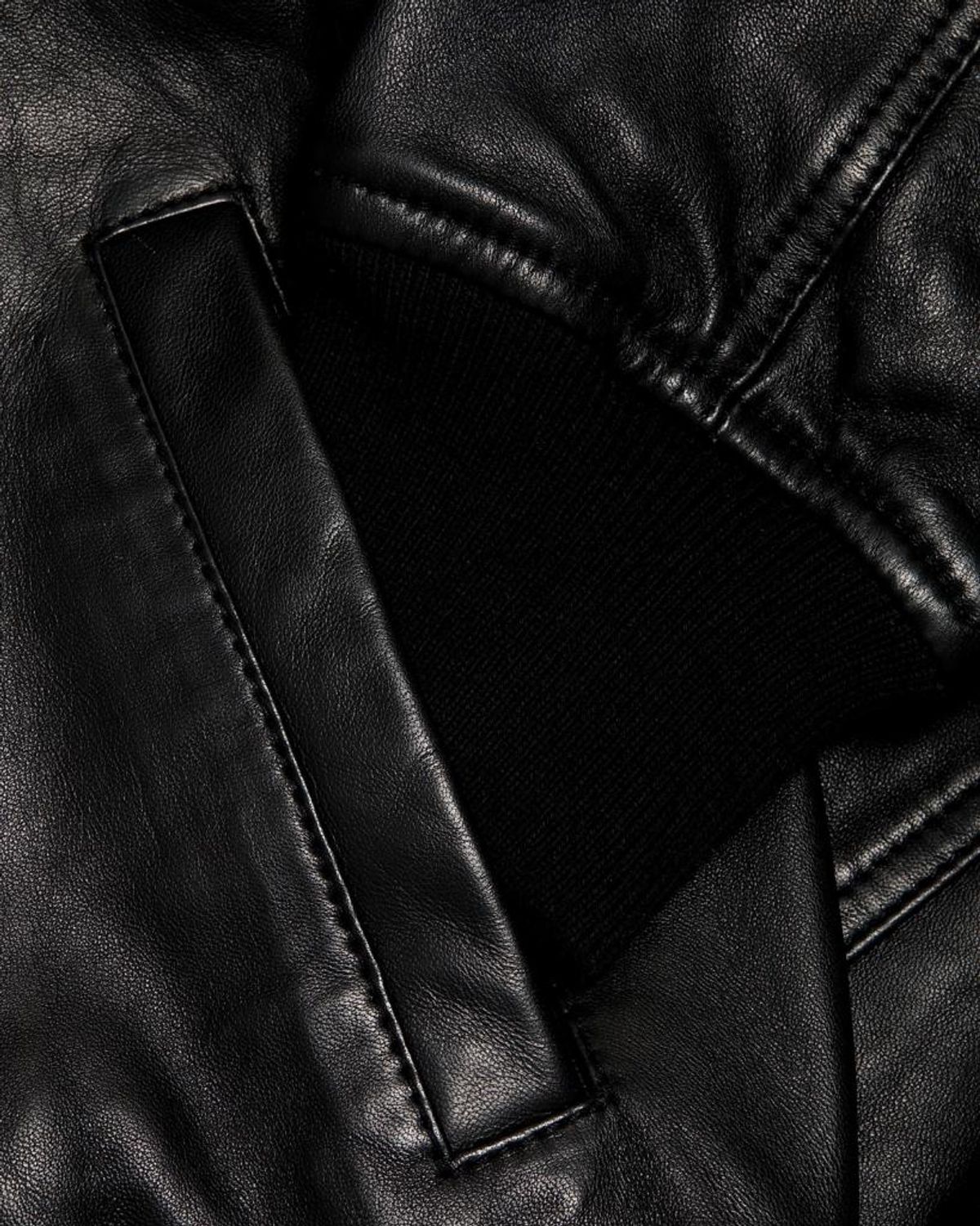 R13 Berlin Leather Bomber Jacket In Black