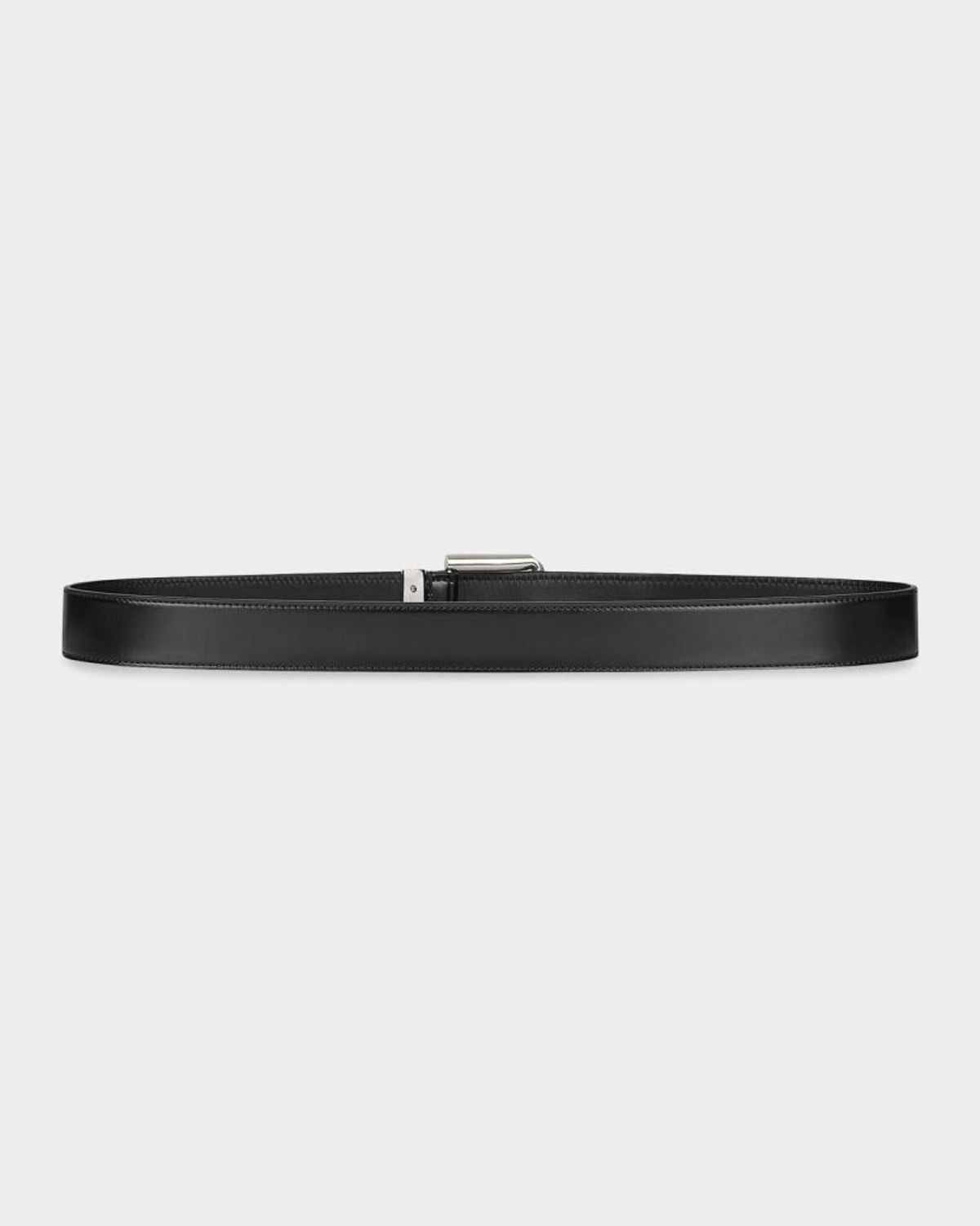 Givenchy Smooth Leather Gentleman Belt Accessories In Black