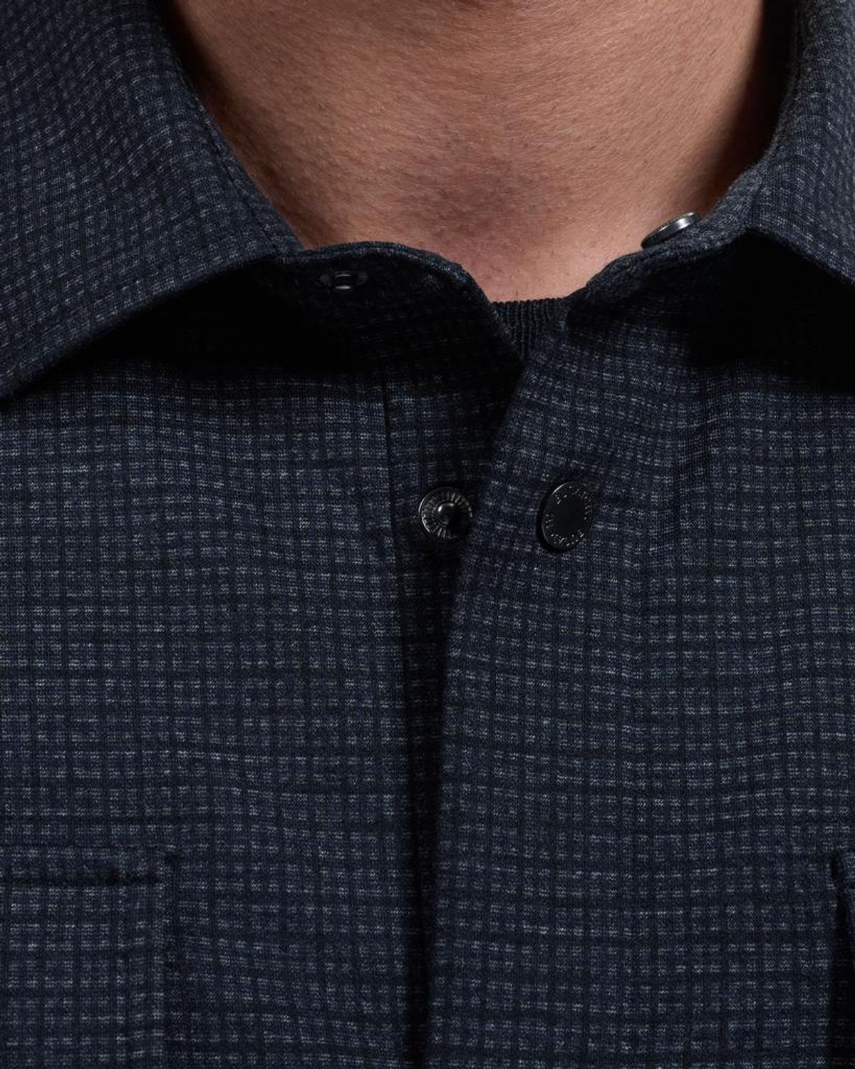 Bugatchi Men's Button-front Knit Shirt Jacket In Navy