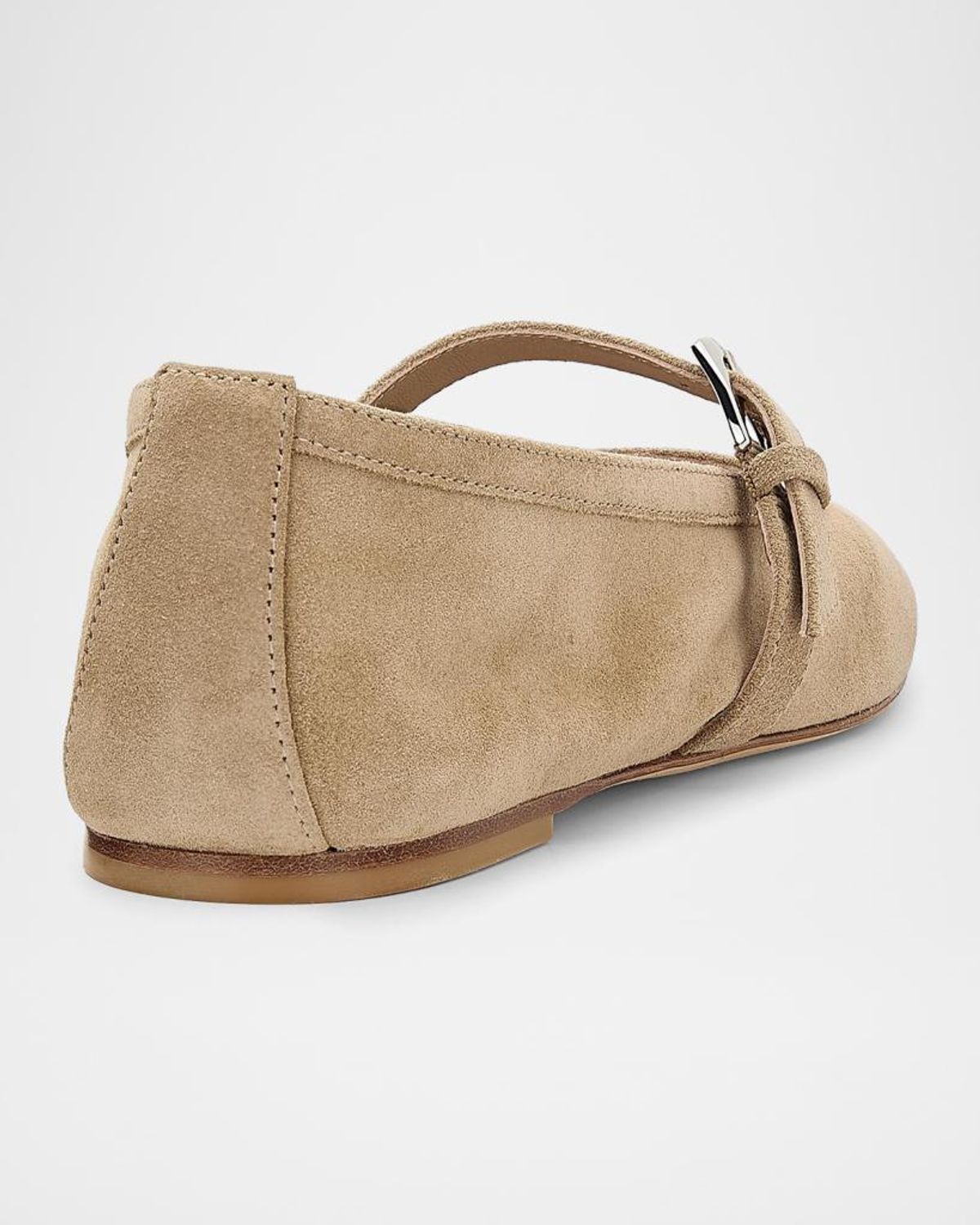 Stuart Weitzman Sai Suede Ballet Flats In Multi