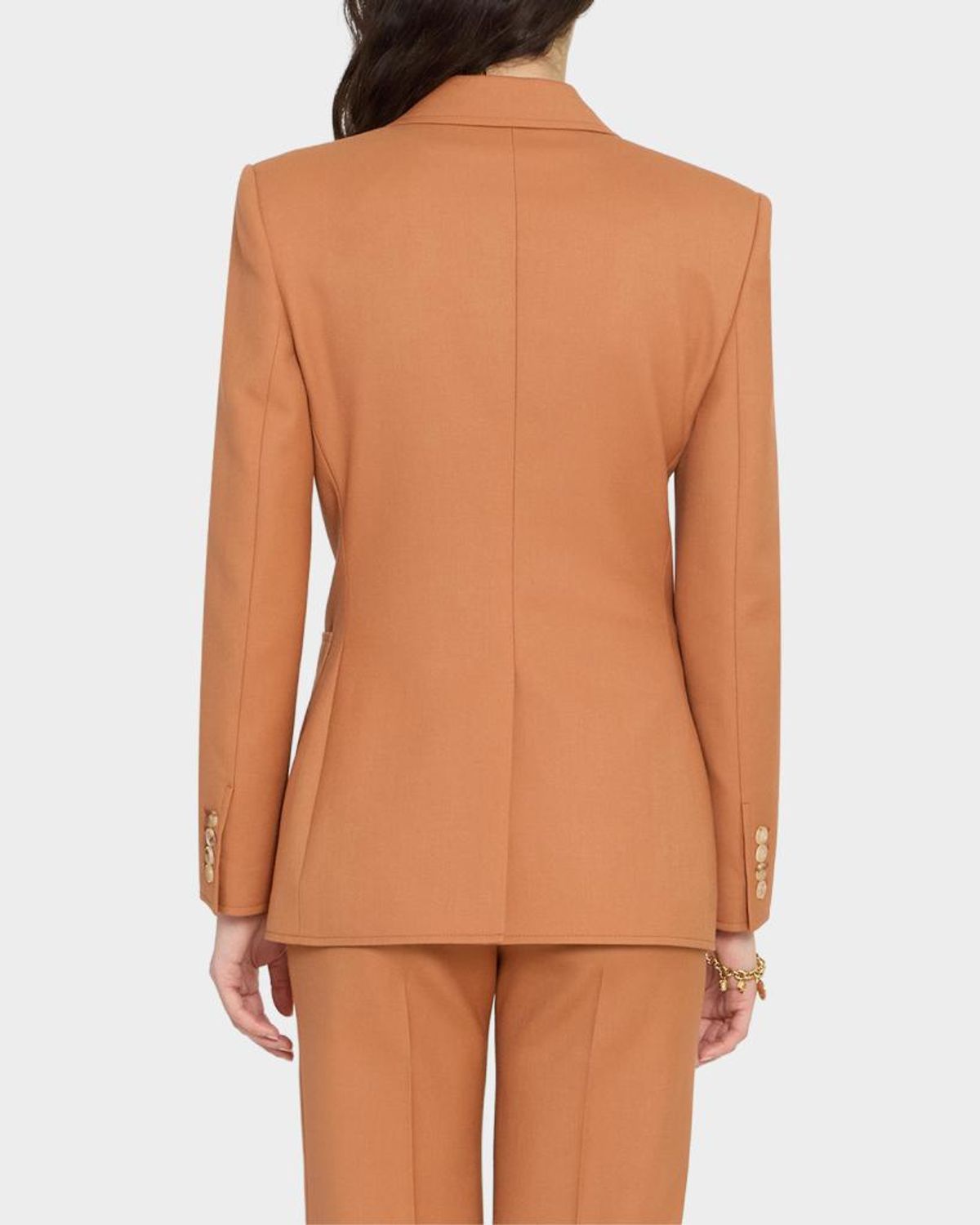 Chloé Wool Single-breasted Blazer In 249 Tannis