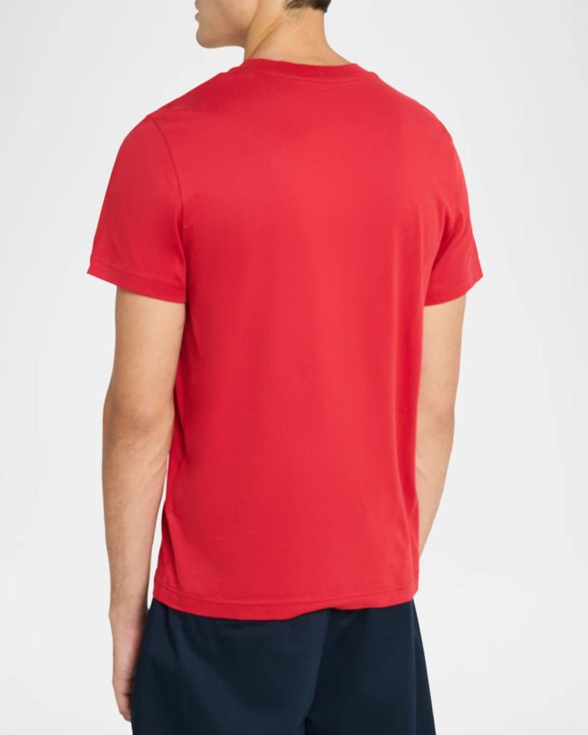 Moncler Logo Cotton Jersey T-shirt In Red