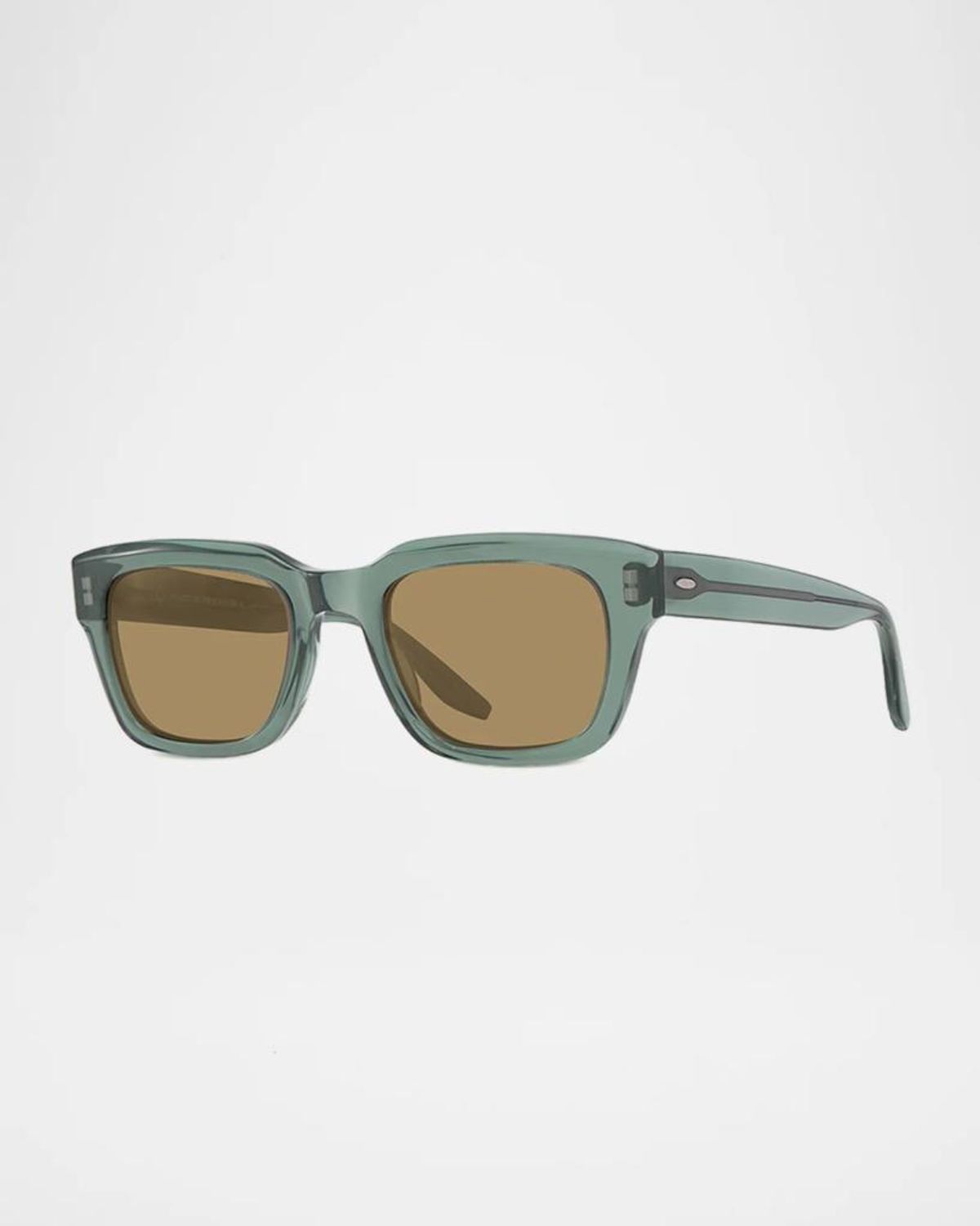 Barton Perreira Men & Apos;s Butzi Acetate Rectangular Sunglasses In Brown