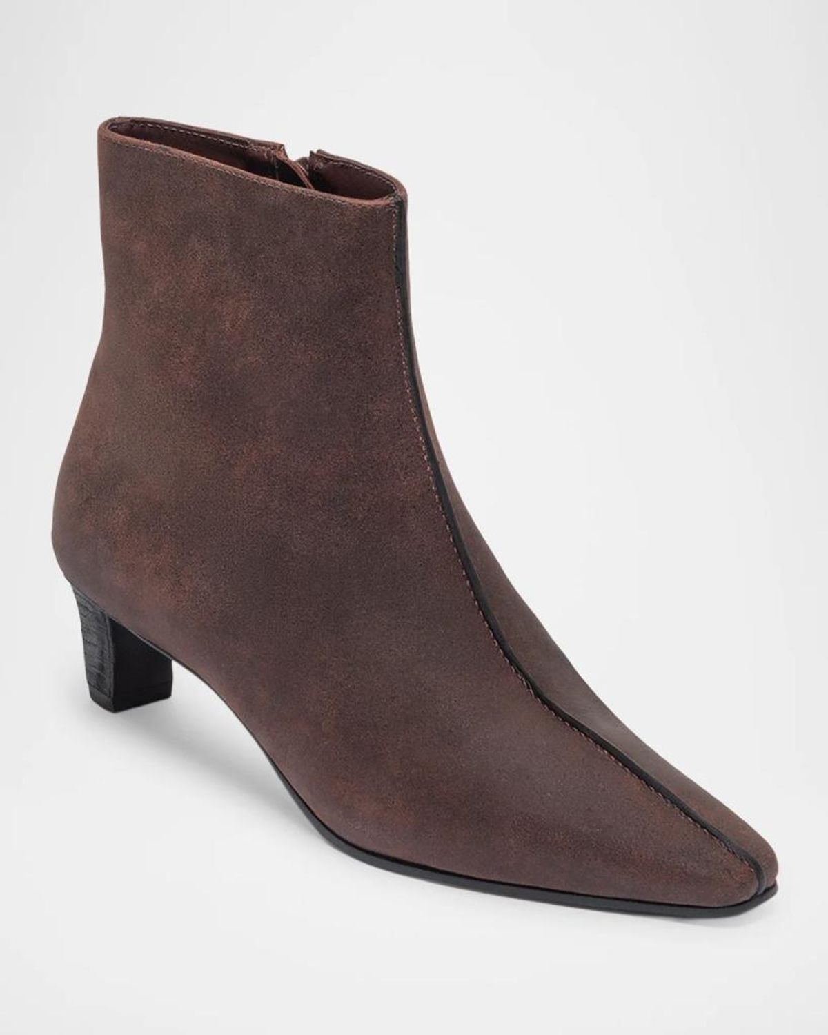 Bernardo 50mm Everett Leather Ankle Booties In Brown
