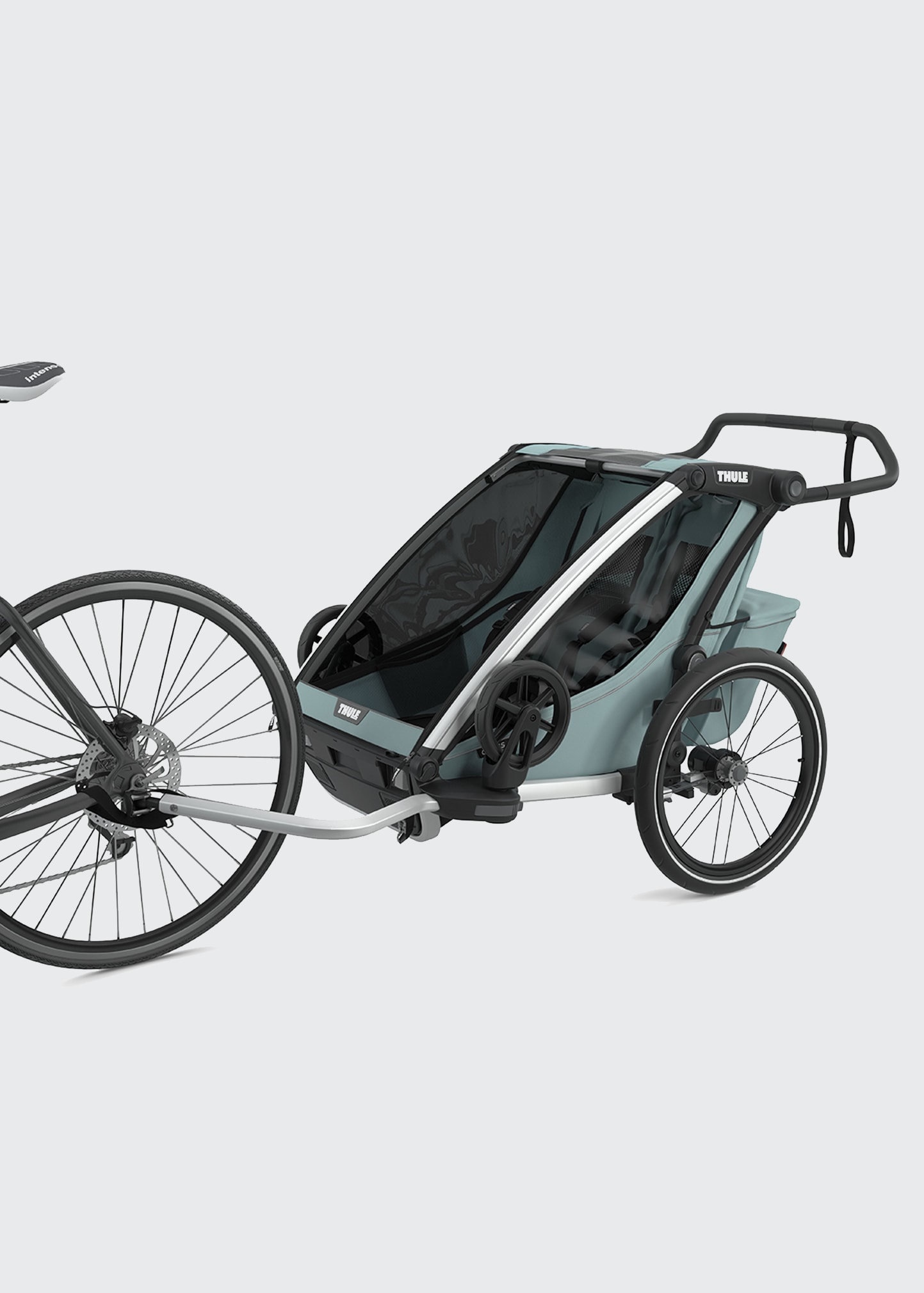Remorque Vélo Thule Lite Double - Multisports Pour 2 Enfants