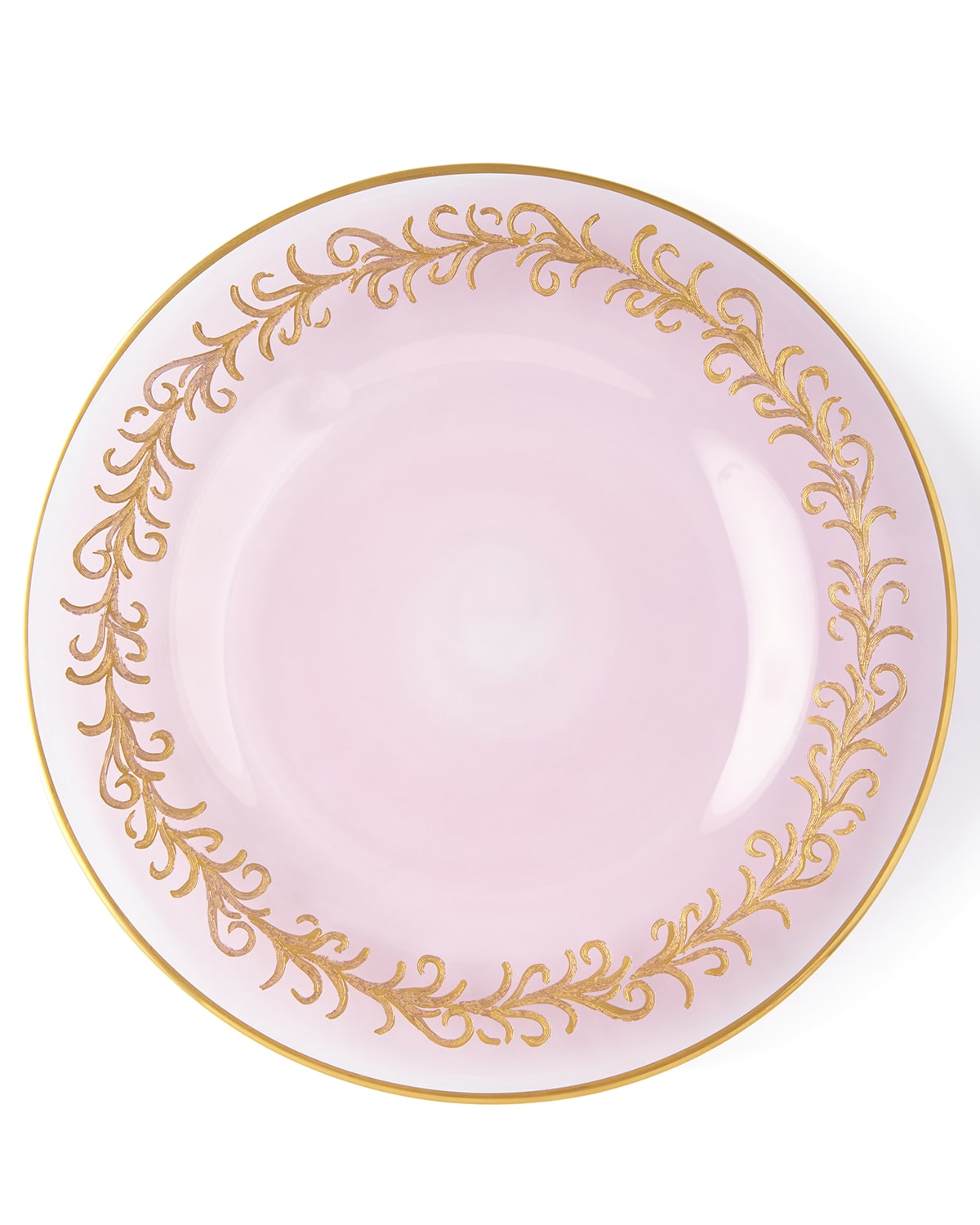 Neiman Marcus Blush Oro Bello Charger Plates, Set of 4 Neiman Marcus