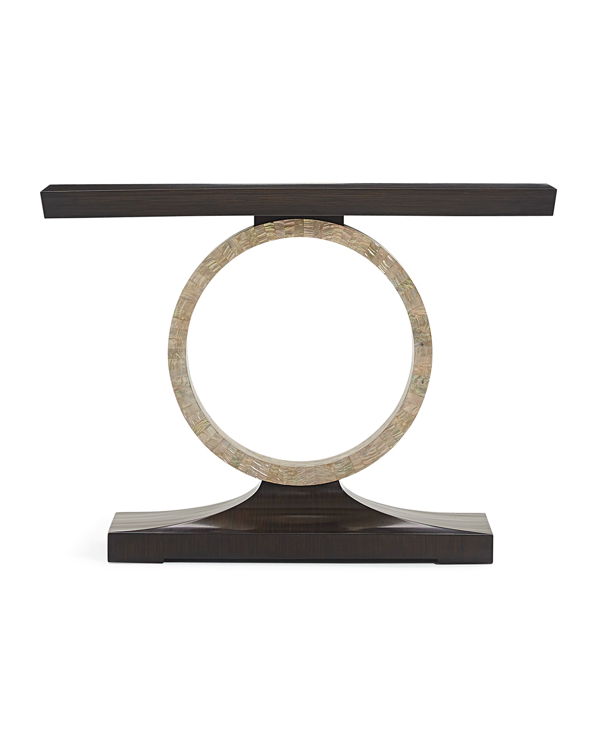 Global Views Marquee Gold Leaf Console Table Neiman Marcus