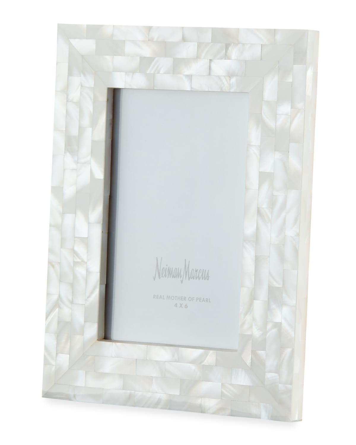 The Jws Collections Mother-of-Pearl Picture Frame, White, 8