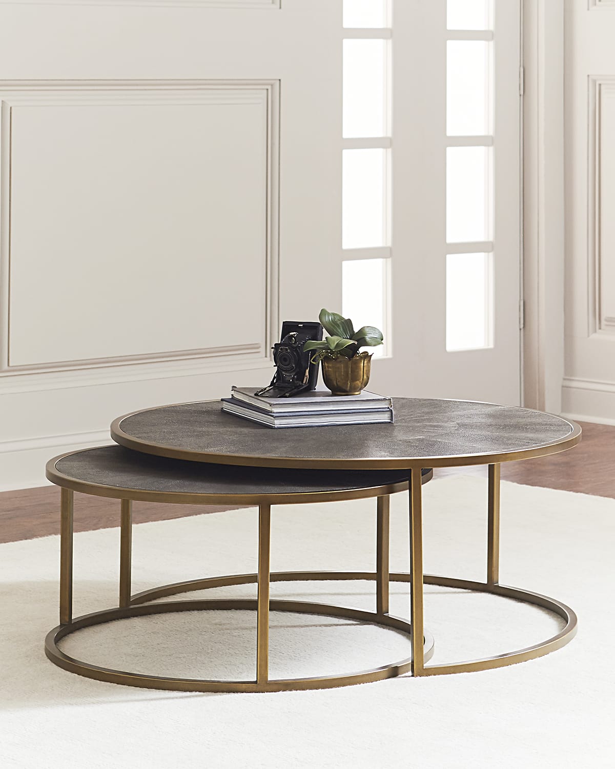 Century Furniture Lunsford Nesting Cocktail Tables Neiman Marcus