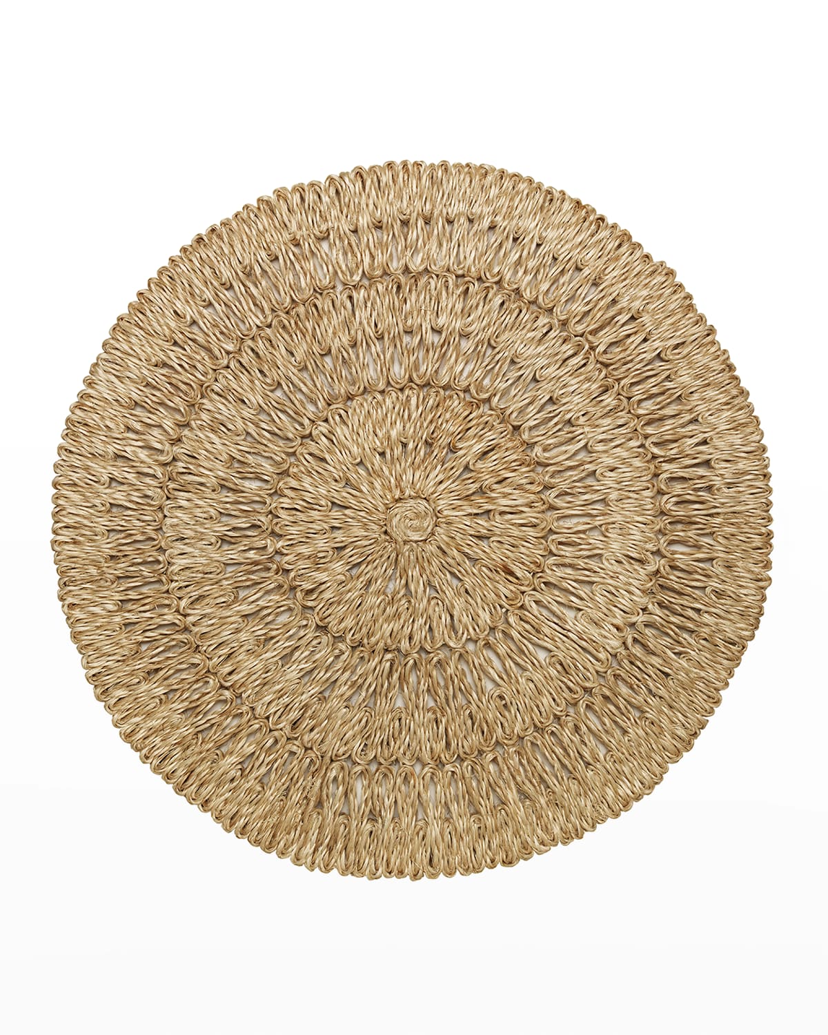 Juliska Straw Loop Round Placemat Neiman Marcus