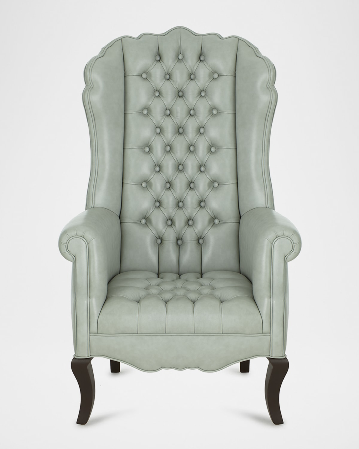 Four Hands Jardene Tufted Leather Swivel Accent Chair Neiman Marcus