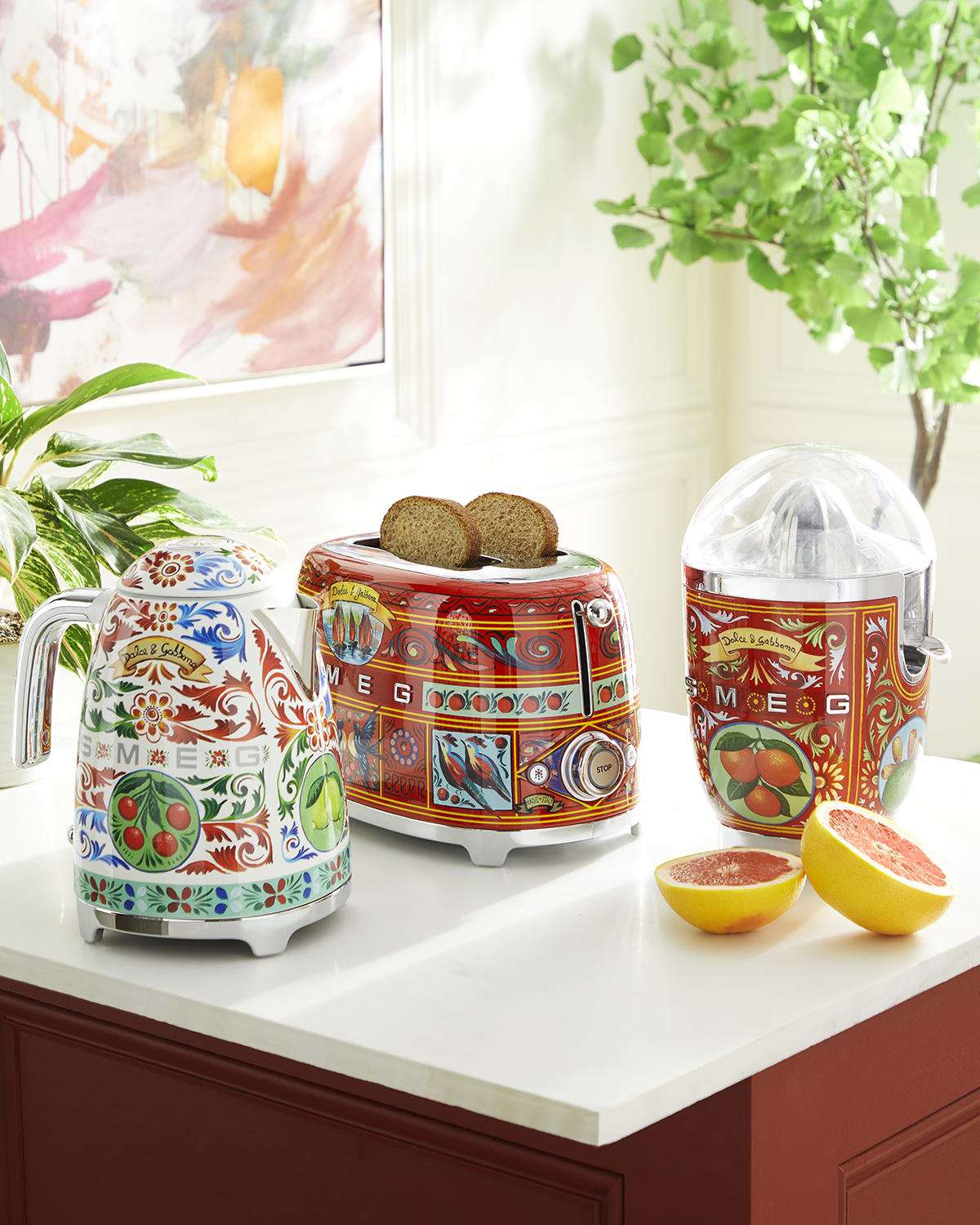 Smeg Dolce Gabbana x SMEG Sicily Is My Love Toaster