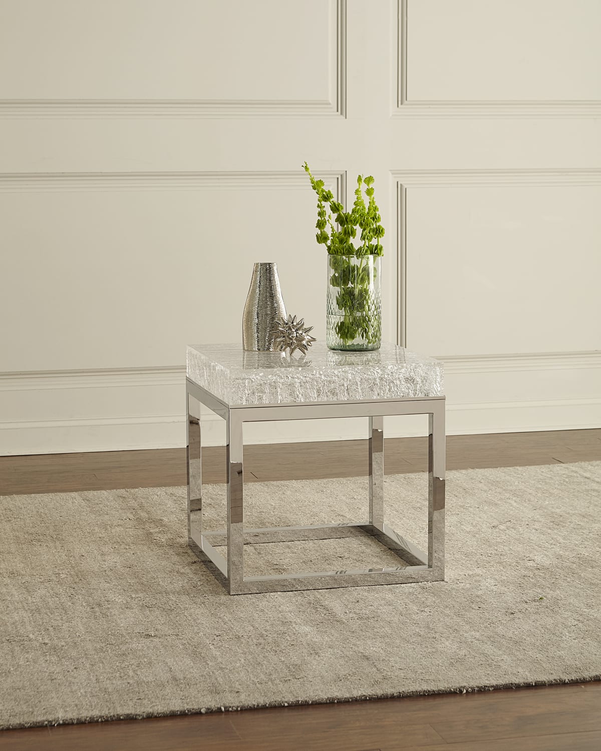 Bernhardt Elsa Arctic Side Table Neiman Marcus