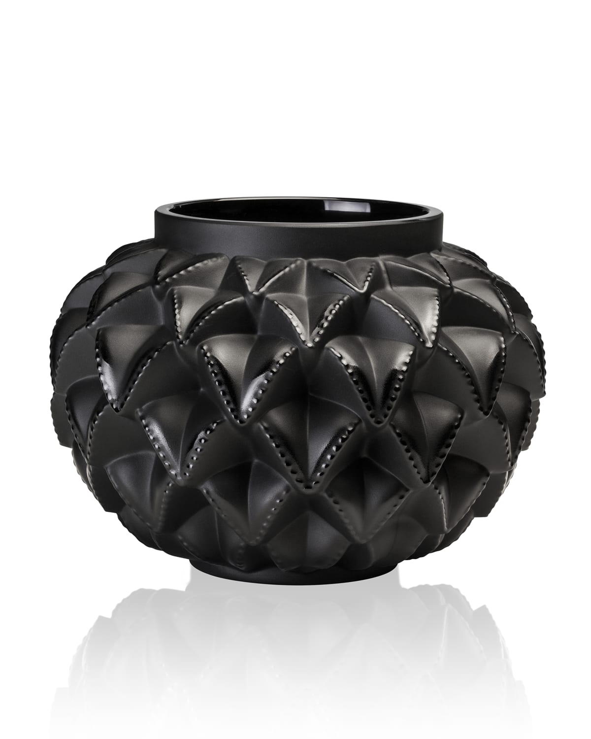 Lalique Bacchantes Crystal Vase Neiman Marcus