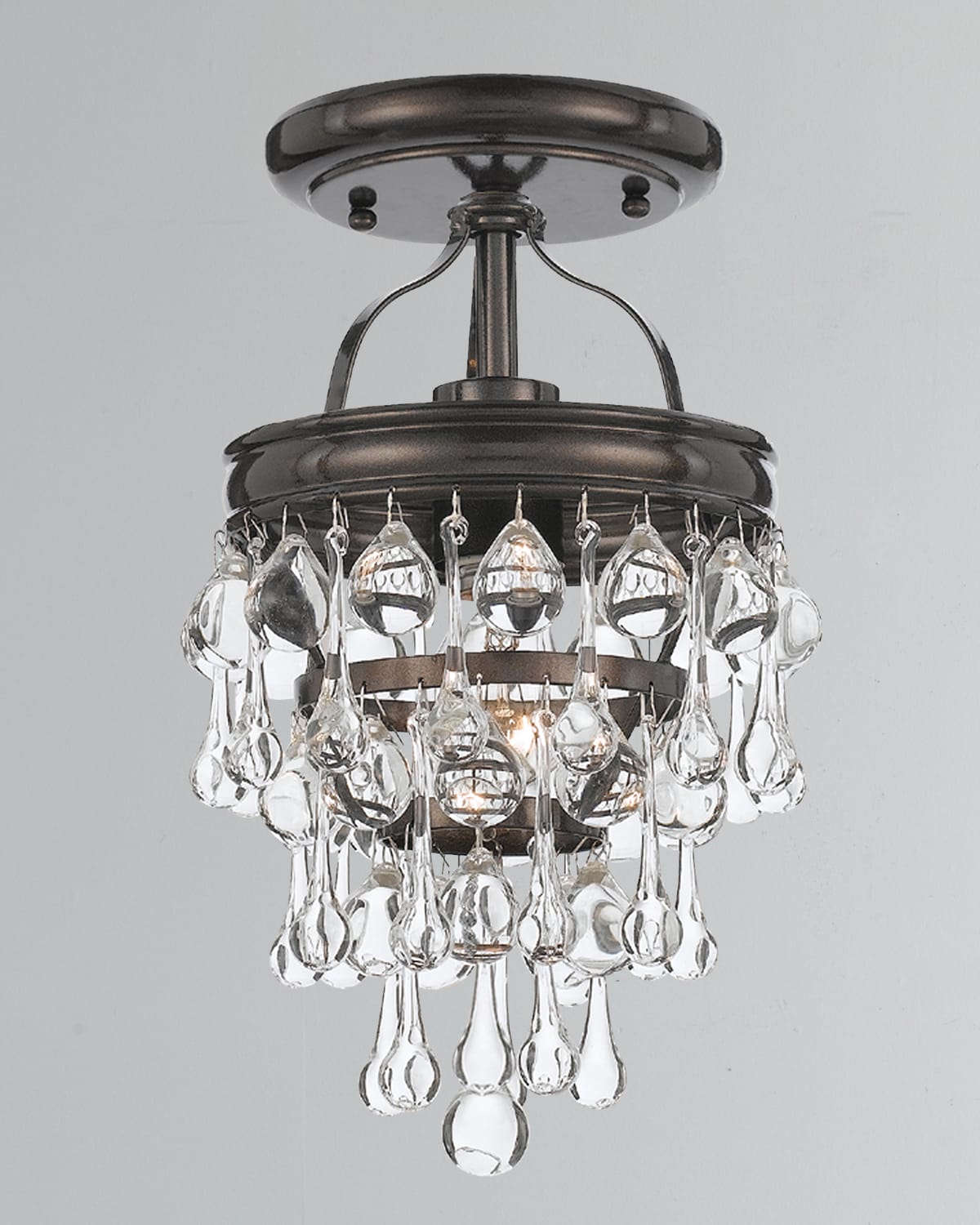 Crystorama Calypso 3Light Crystal Mini Chandelier Neiman Marcus