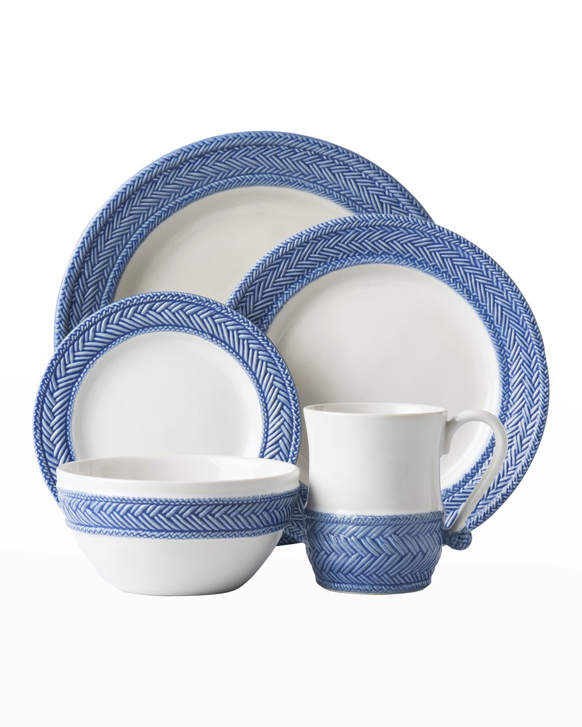 Juliska 5Piece Puro Whitewash Dinnerware Place Setting Neiman Marcus