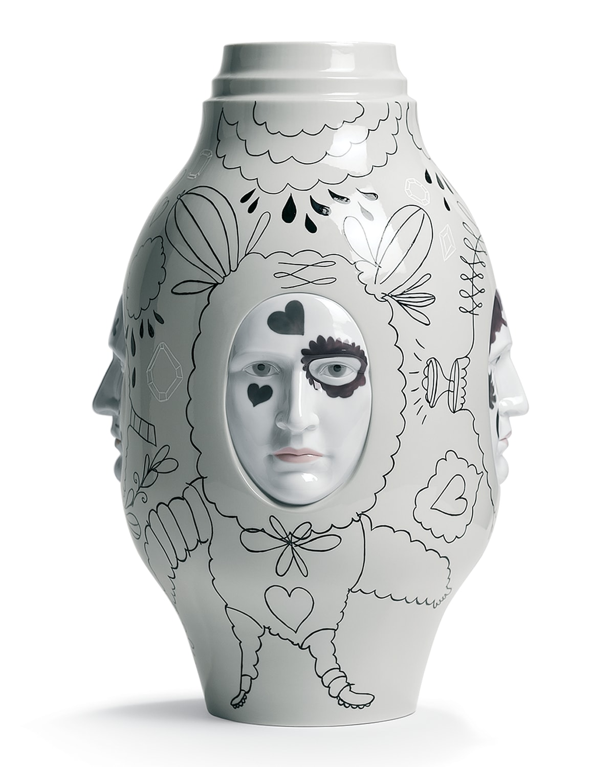 Lladro Conversation Vase I Neiman Marcus