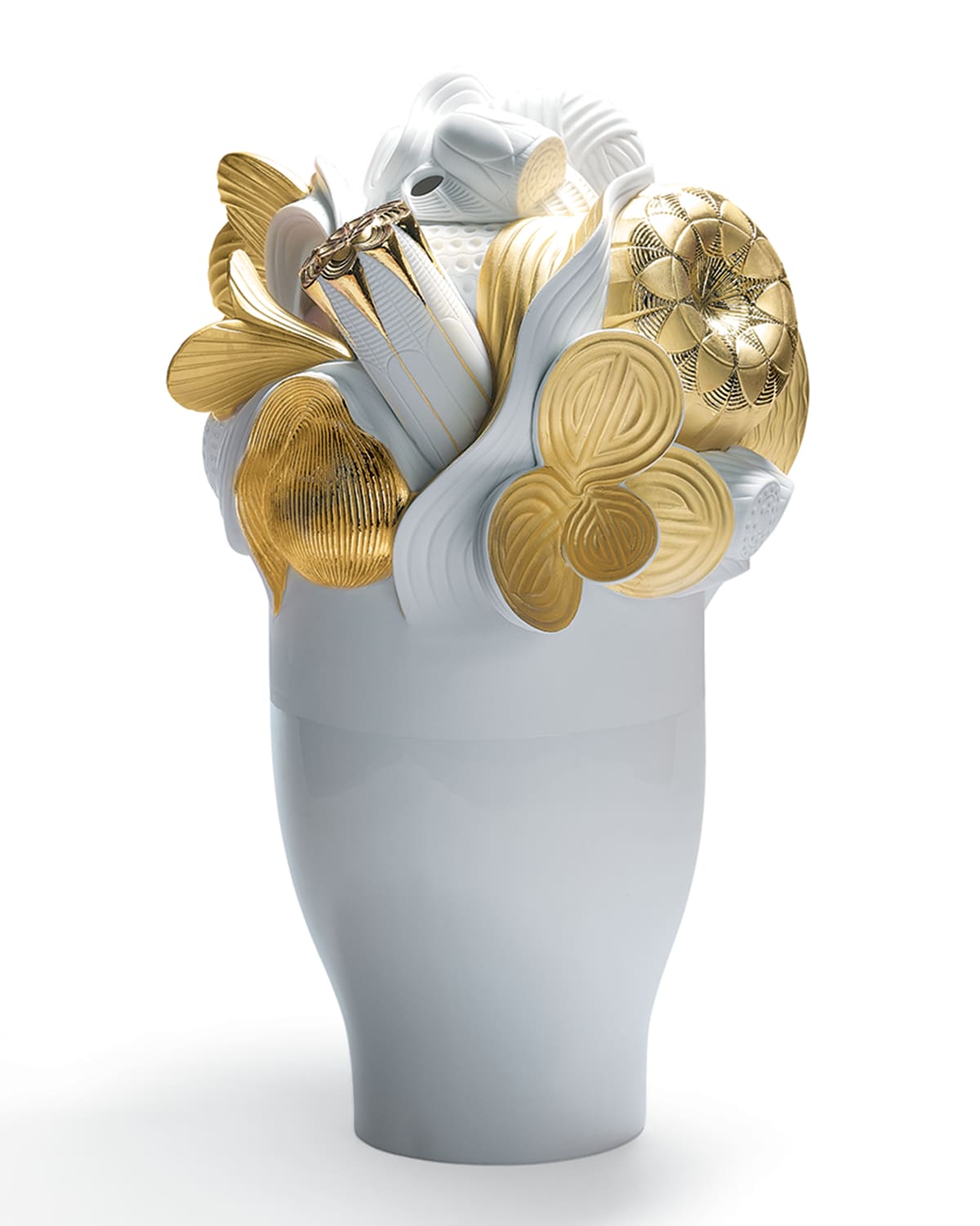 Lladro Parrot Parade Vase Neiman Marcus