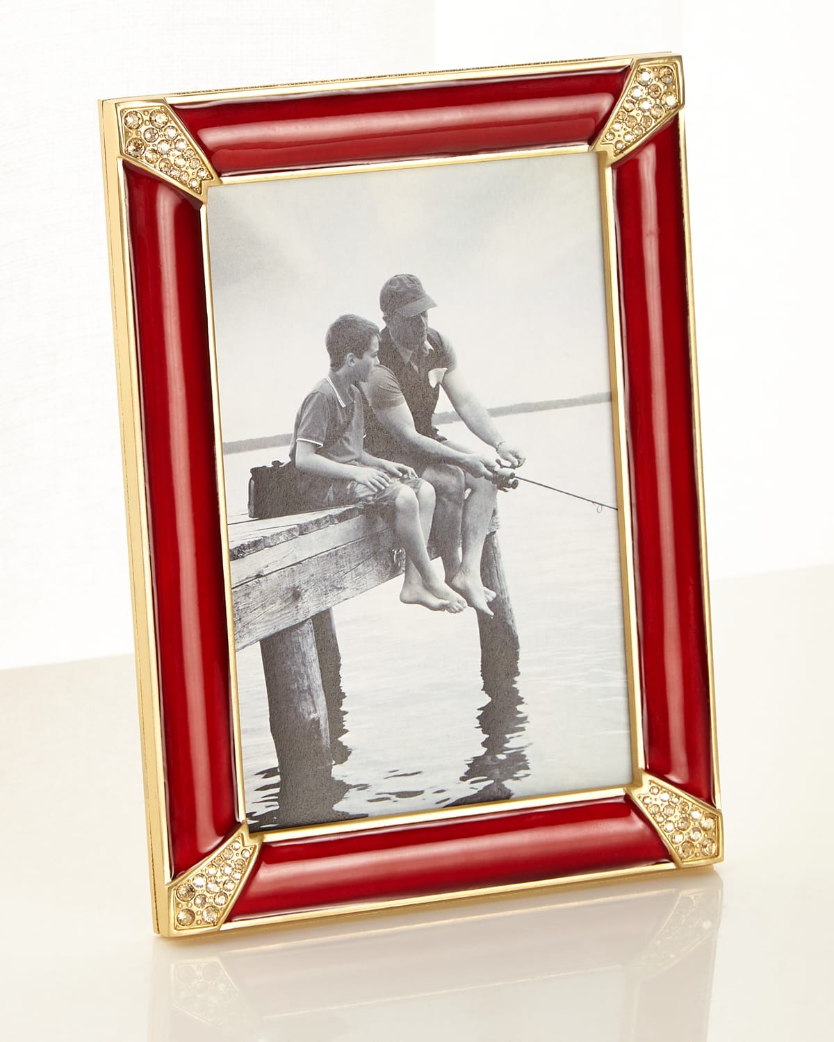 AERIN Cecile Frame, 4" x 6" Neiman Marcus