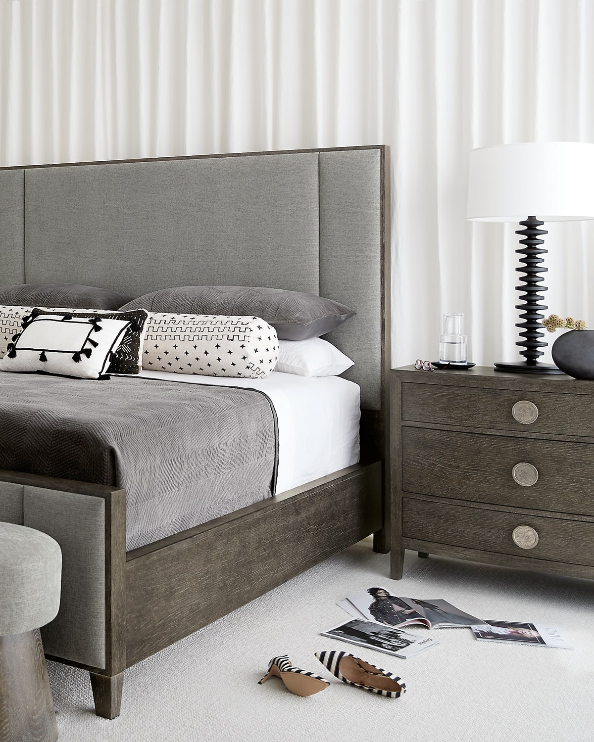 Bernhardt Adagio Bachelor's Chest w/ Inlaid Capiz Shells Neiman Marcus