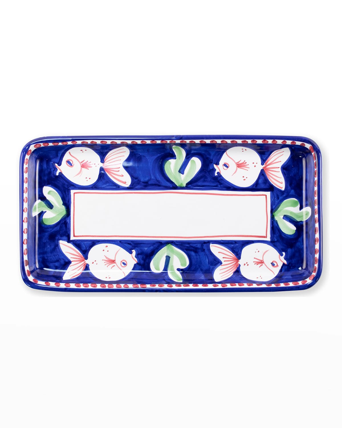 Vietri Wildlife Quail Rectangular Platter
