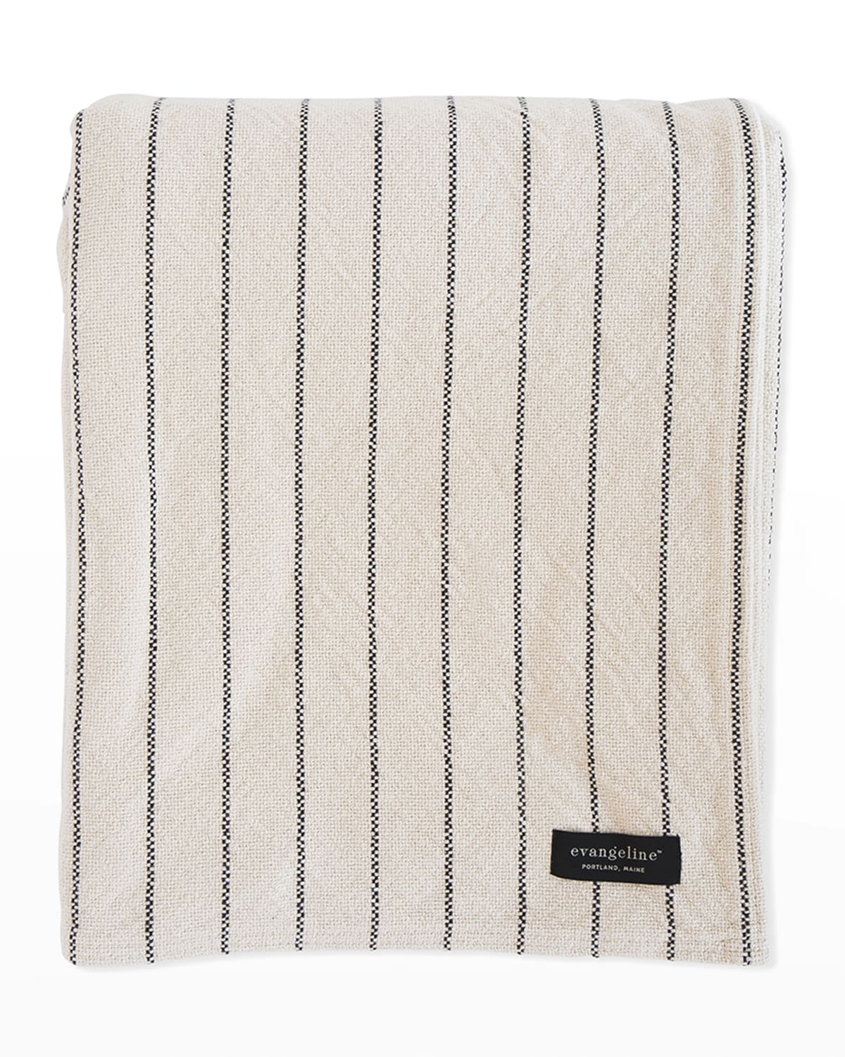 Evangeline Linens Cable Knit Herringbone Cotton King Blanket, Bright