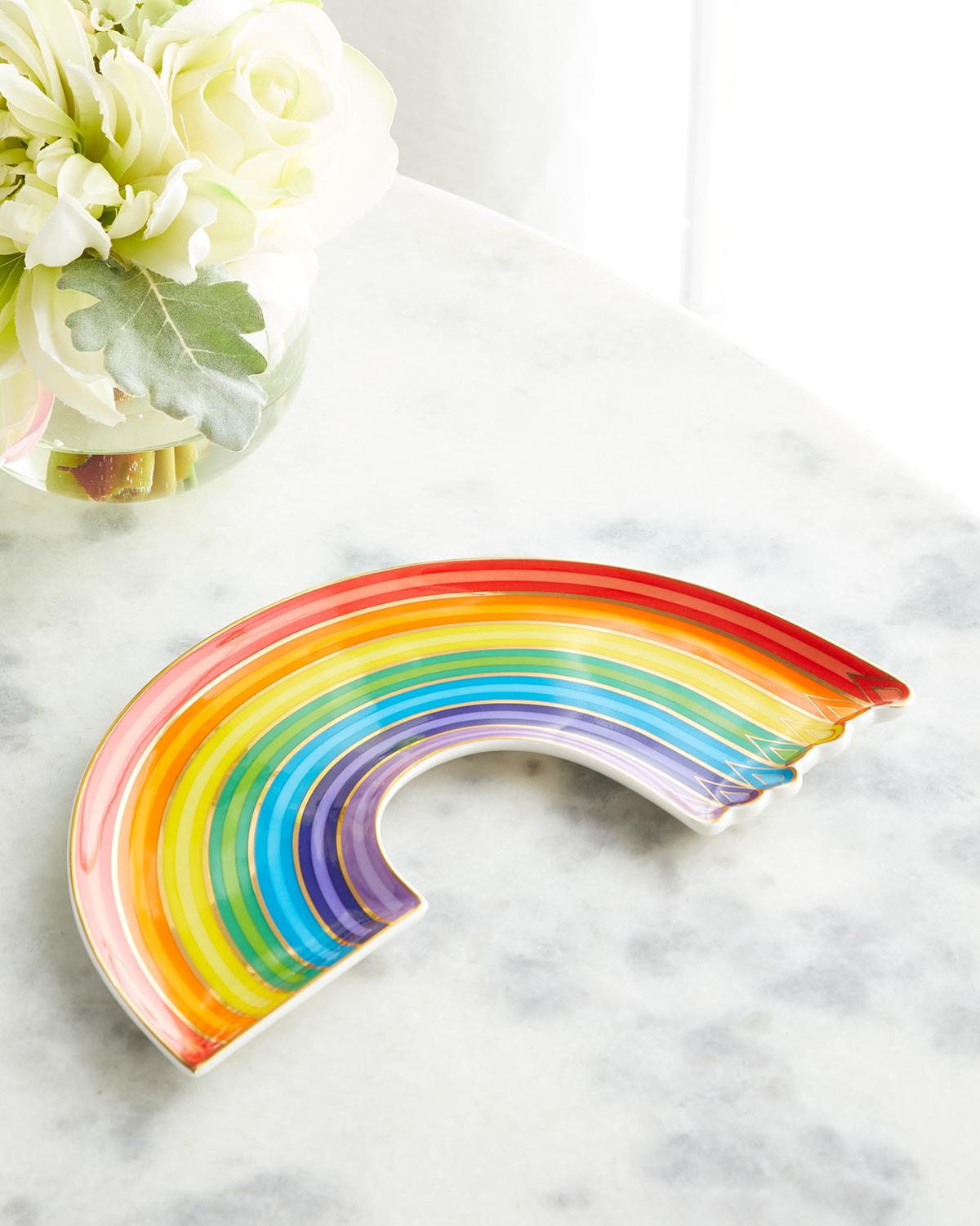 JONATHAN ADLER レインボープレート Jonathan Adler Dripping Rainbow Trinket Tray | Neiman Marcus