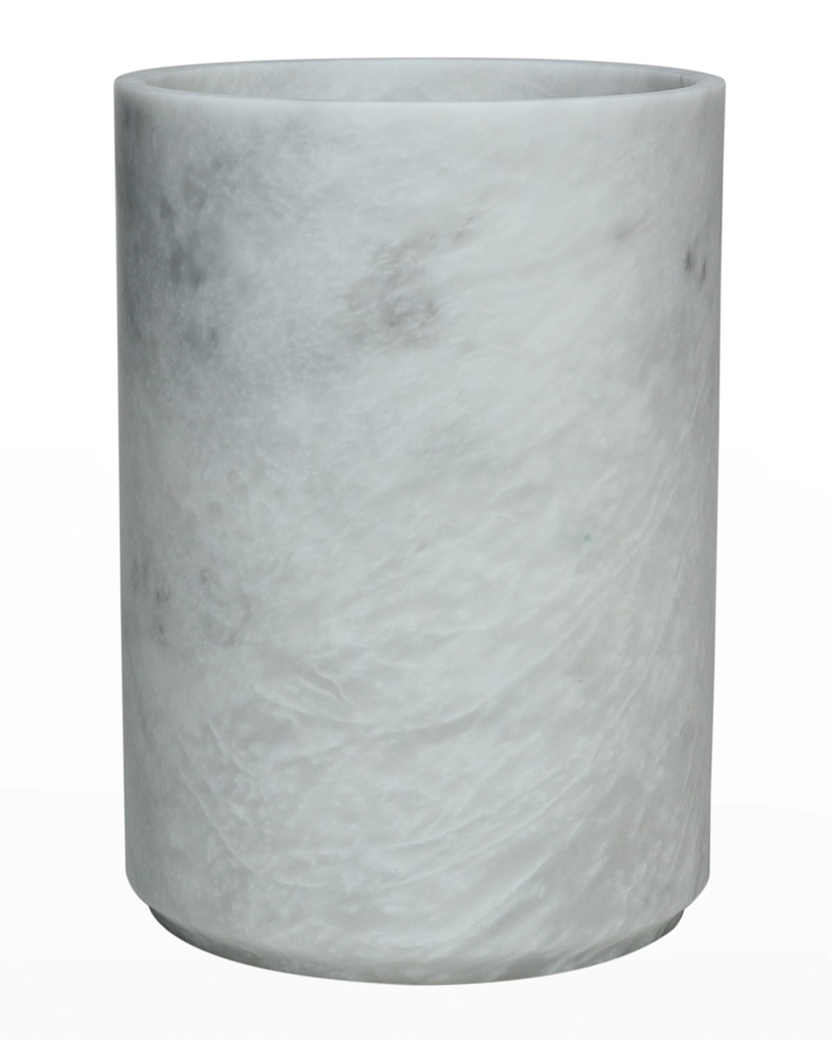 Marble Crafter Eris Collection Cloud Gray Wastebasket with Liner