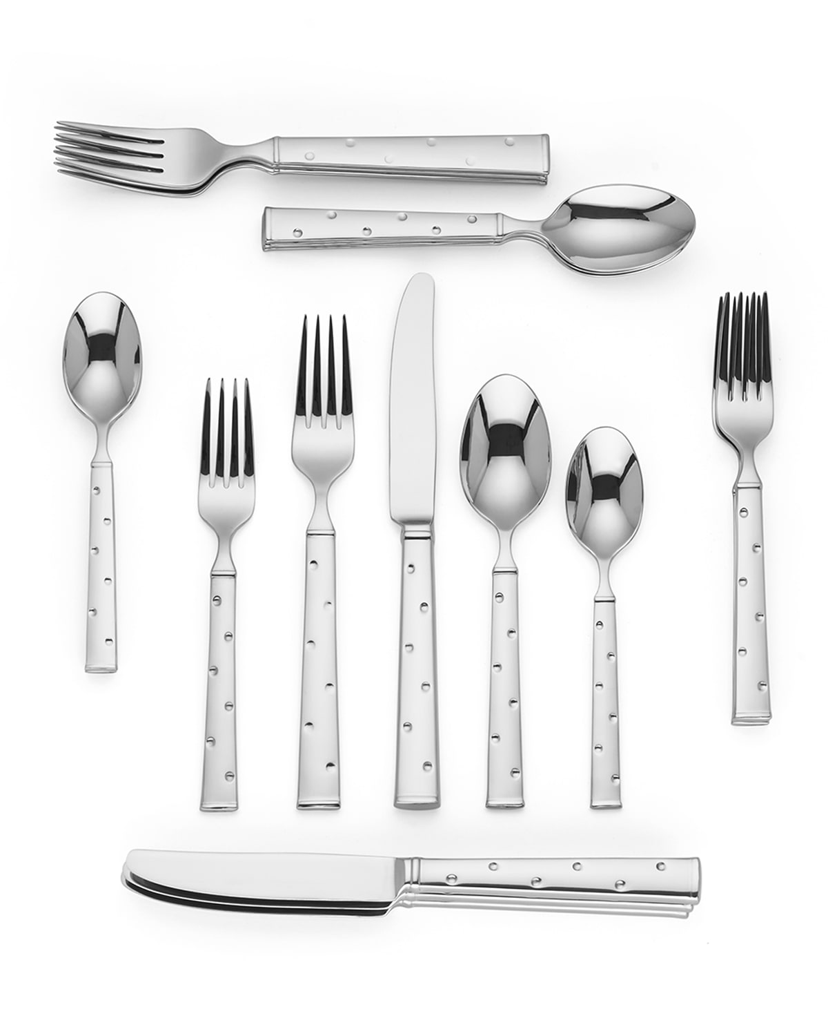Neiman Marcus 20Piece Victoria Shine Flatware Set, Blue Neiman Marcus