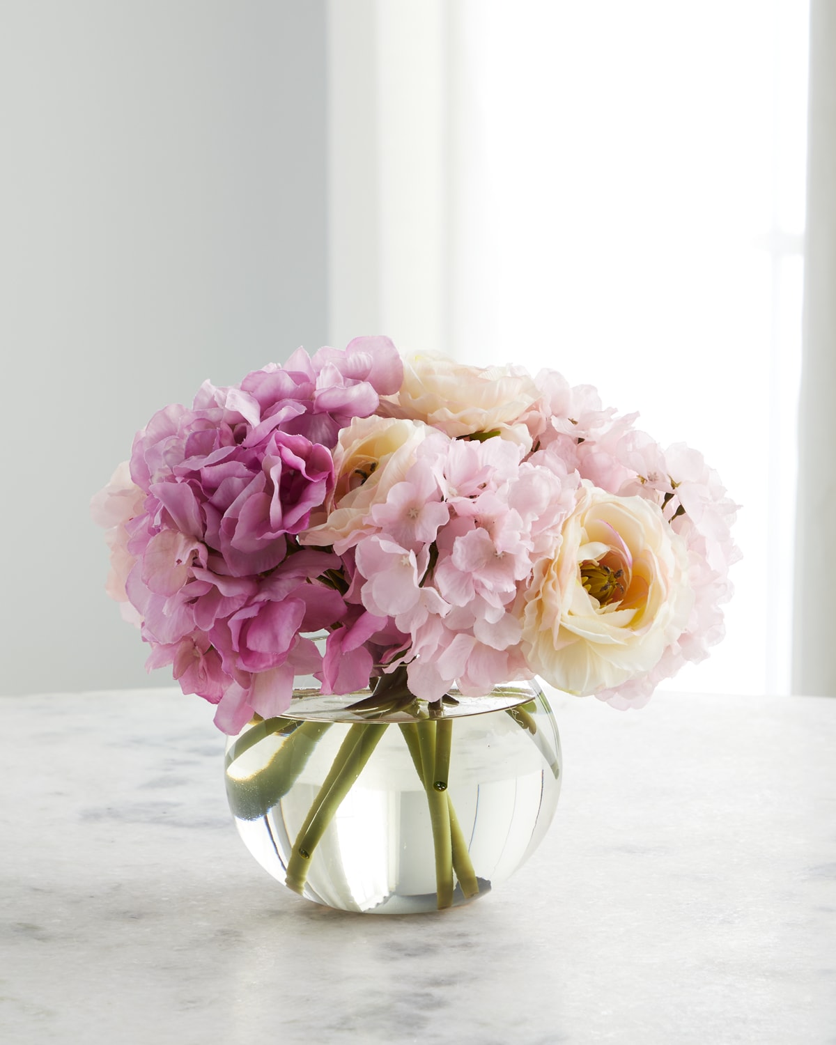 John-Richard Collection Pretty & Pink Floral Arrangement | Neiman Marcus