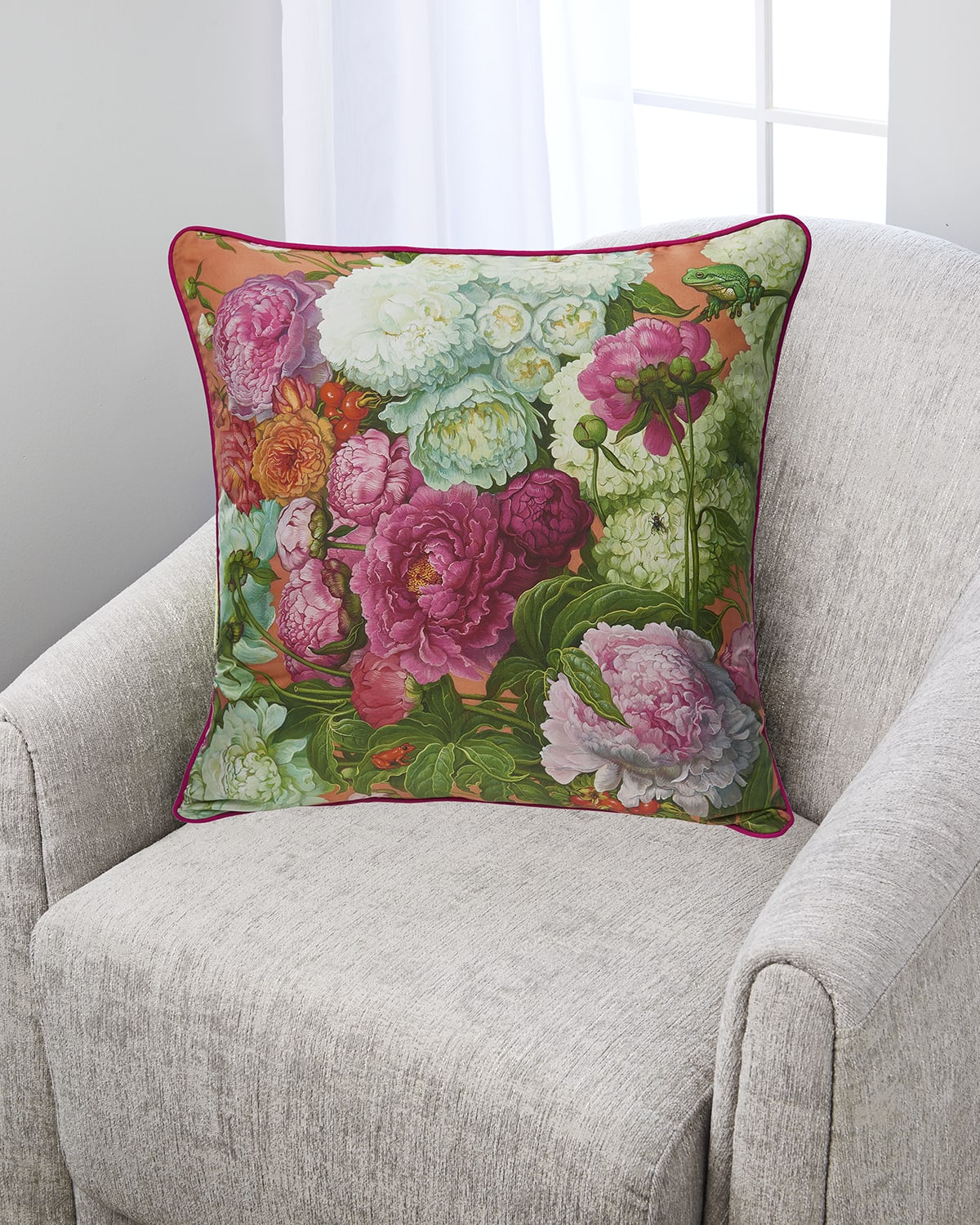 Yana Movchan For You Silk Pillow Neiman Marcus