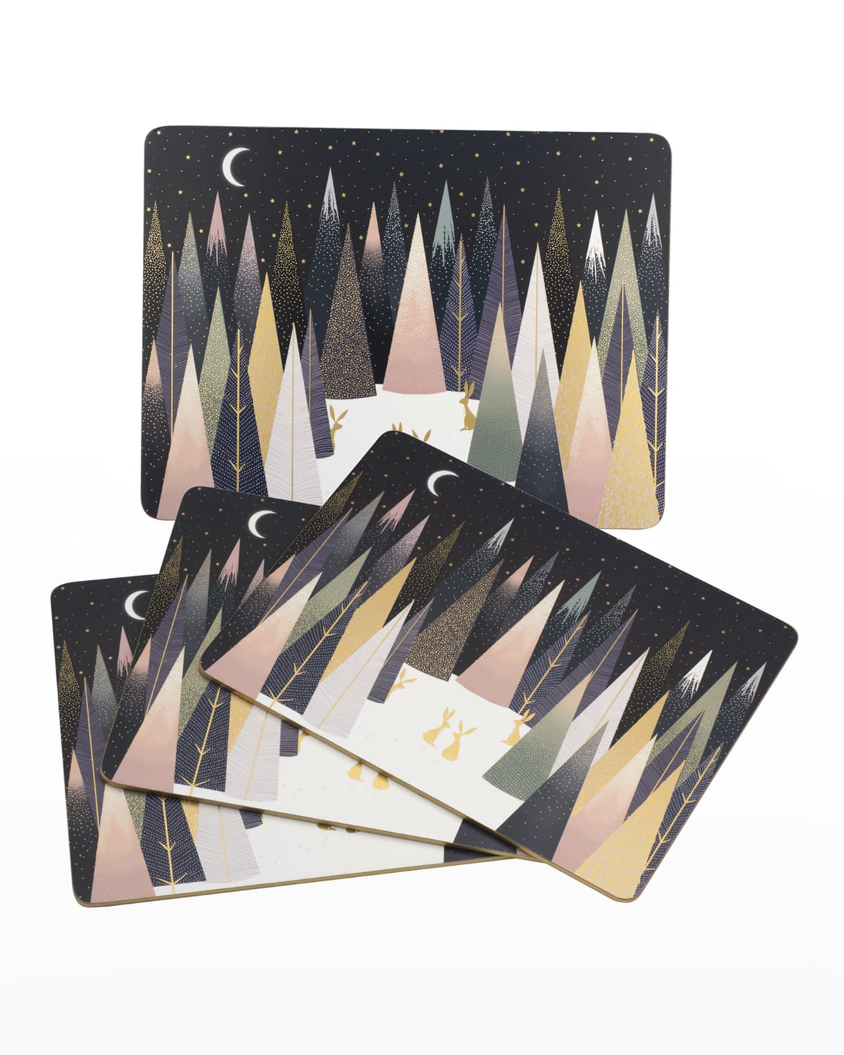 Sara Miller Frosted Pines Coasters, Set of 6 Neiman Marcus