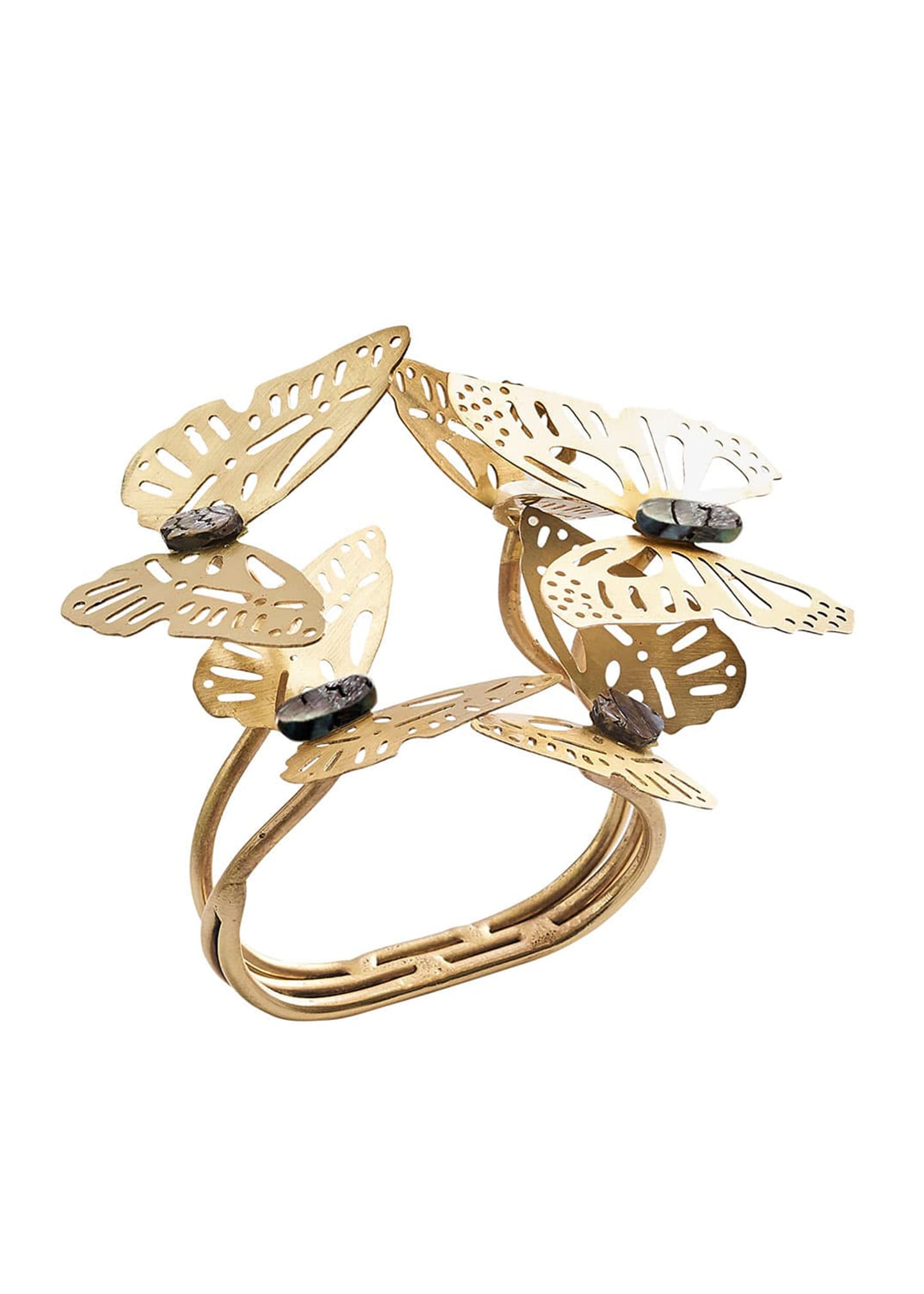 Kim Seybert Dragonfly Napkin Ring, Set of 4 Neiman Marcus