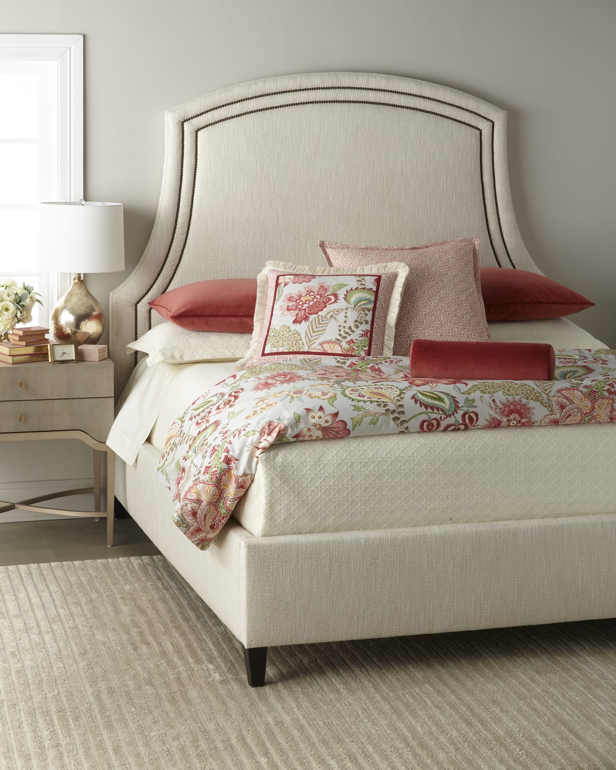 Bernhardt Tinsley King Upholstered Bed Neiman Marcus