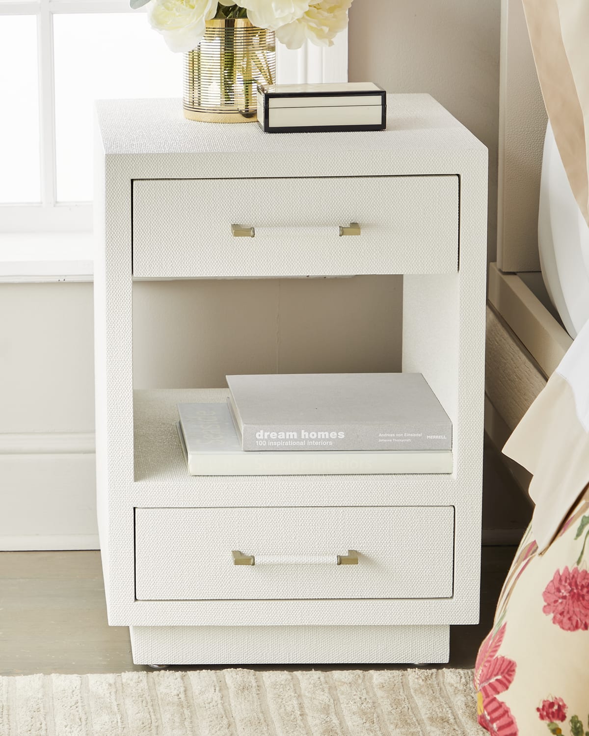 Interlude Home Taylor Bedside Chest Neiman Marcus