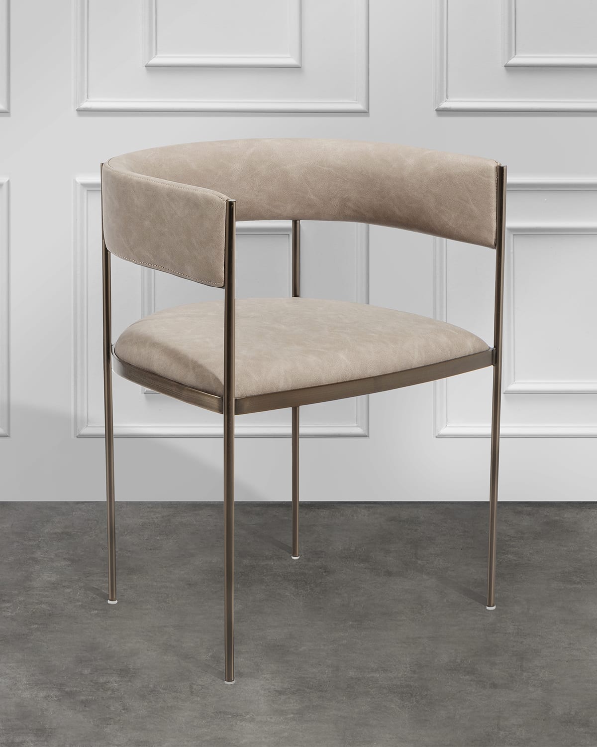 Interlude Home Ryland Faux Leather Dining Chair | Neiman Marcus