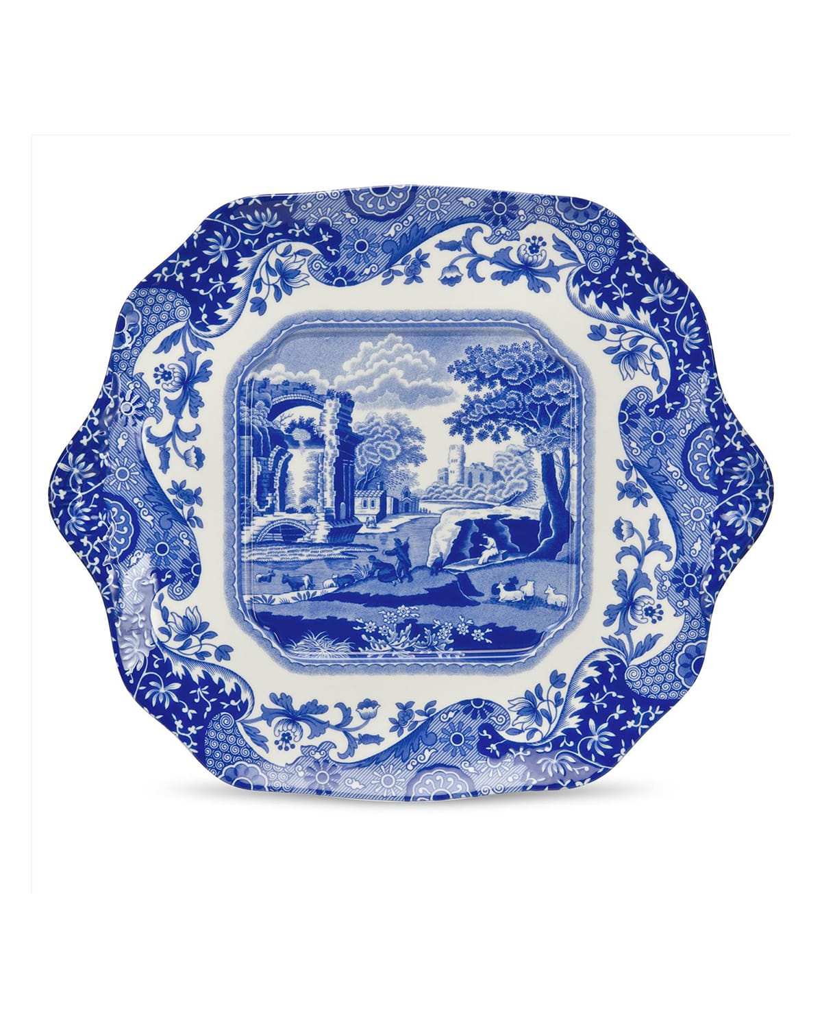 Anna Weatherley White Tulips Bread & Butter Plate Neiman Marcus