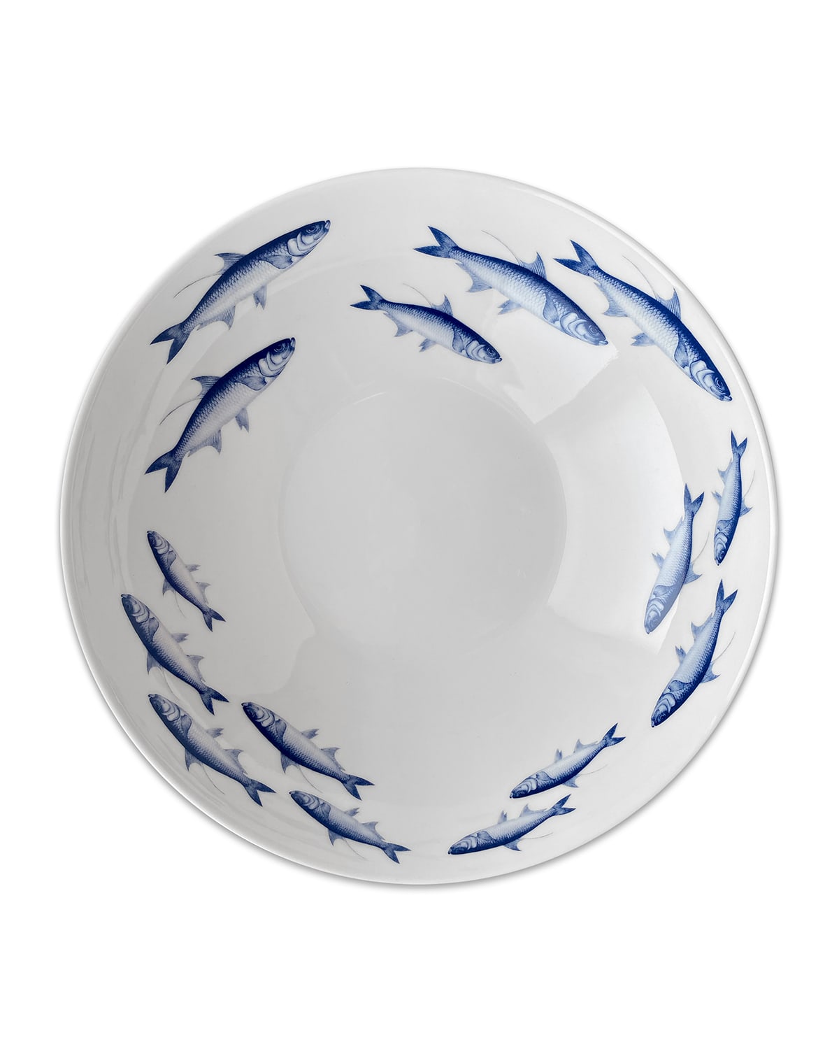 Caskata Peony Blue Gala Wide Serving Bowl Neiman Marcus