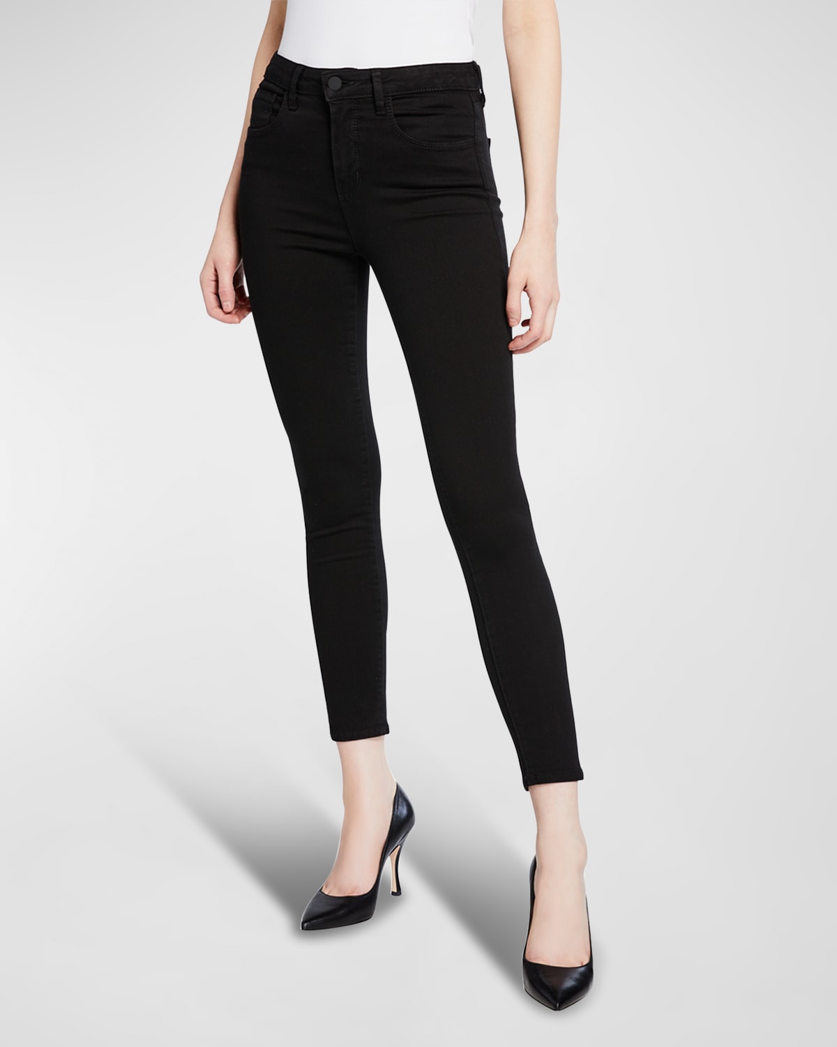 Lagence Marguerite High Rise Skinny Jeans Neiman Marcus 2553